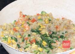 玉米虾仁蛋炒饭的做法图解12