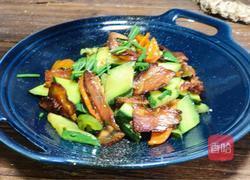 熏肉炒黄瓜的做法图解11