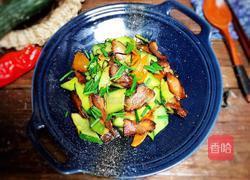 熏肉炒黄瓜的做法图解13