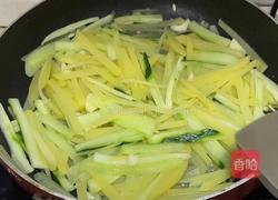 黄瓜土豆丝的做法图解7