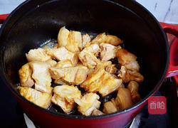 板栗红烧肉的做法图解5