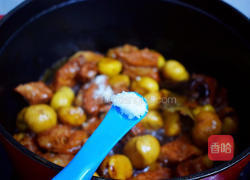 板栗红烧肉的做法图解14