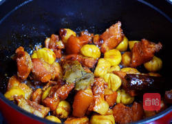 板栗红烧肉的做法图解15