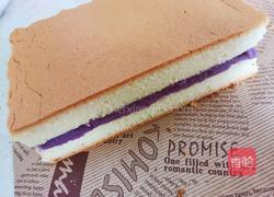 椰香紫薯夹心蛋糕的做法图解9