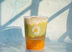 椰香抹茶酸奶杯