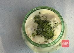 椰香抹茶酸奶杯的做法图解1
