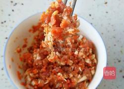 猪肉胡萝卜馅的做法图解6