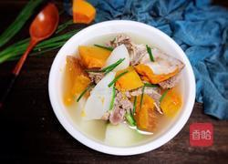 南瓜萝卜脊骨汤的做法图解11