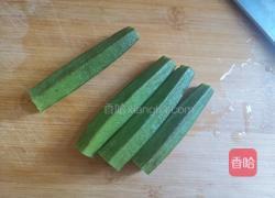 秋葵厚蛋烧的做法图解2