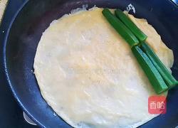 秋葵厚蛋烧的做法图解7