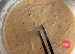 胡萝卜青椒鸡蛋饼的做法图解4