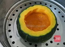 万圣节南瓜虾仁炒饭的做法图解4