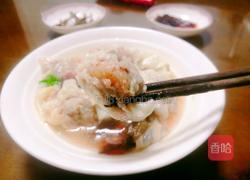 虾仁肉馅大馄饨的做法图解8