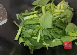 肉丸子炒小芥菜的做法图解7