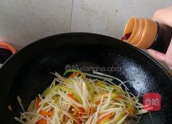 青椒土豆丝的做法图解8