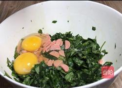 苕叶鸡蛋饼的做法图解3