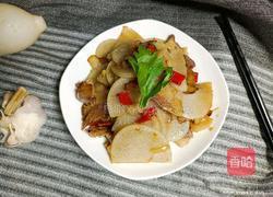 回锅肉炒白萝卜的做法图解9