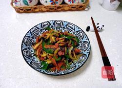 青椒培根炒蟹味菇的做法图解17