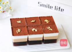 咖啡三色布丁的做法图解10