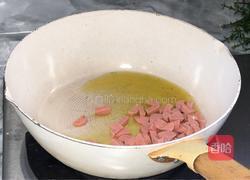 火腿西兰花炒豆渣的做法图解5