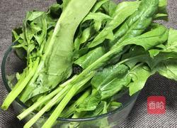 青菜猪肝汤的做法图解3