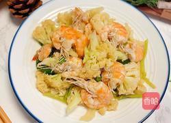 虾仁炒花菜的做法图解11