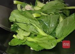 肉片炒上海青的做法图解5