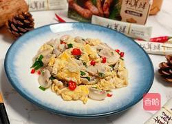 蘑菇炒鸡蛋的做法图解12