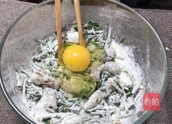 鲜虾韭菜饼的做法图解4