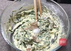 鲜虾韭菜饼的做法图解5