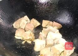 青菜炒霉豆渣的做法图解5