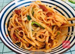 西红柿辣椒酱拌面的做法图解9