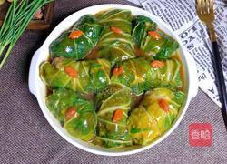 白菜包肉的做法图解16