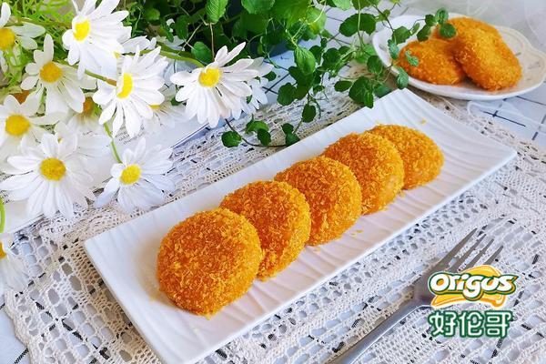 南瓜香蕉芝士饼