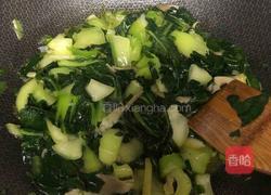 青菜焖平菇的做法图解5
