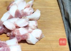 豌豆米炒肉的做法图解2