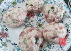 宝宝可以吃的狮子头的做法图解4