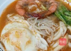 鲜虾热汤面的做法图解12