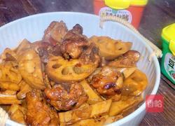 莲藕酱炖鸡腿肉的做法图解14