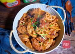 莲藕酱炖鸡腿肉的做法图解16