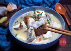 平菇豆腐清炖鱼汤的做法图解14