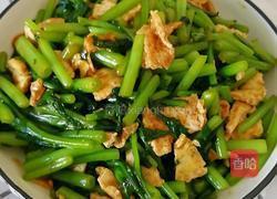 鸡蛋酱茼蒿的做法图解8