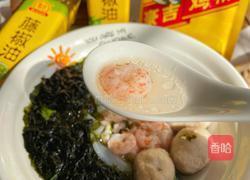 虾仁紫菜河粉的做法图解9