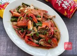 Illustration of how to make fried crabs 9