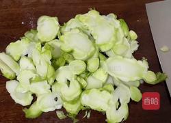 儿菜炒肉片的做法图解1