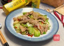 儿菜炒肉片的做法图解9
