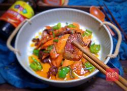 青椒胡萝卜炒香肠的做法图解12