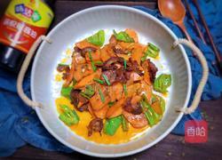 青椒胡萝卜炒香肠的做法图解13