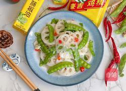 荷兰豆炒藕片的做法图解11