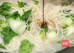 青菜鸡蛋汤面的做法图解8